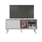 Rack Para Tv Até 55 Polegadas Industrial Retrô 136cm Em Bp Po