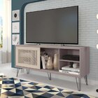 Rack Para Tv Até 55 Polegadas Industrial Retrô 136cm Em Bp Po