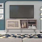 Rack Para Tv Até 55 Polegadas Industrial Retrô 136cm Em Bp Po