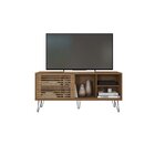 Rack Para Tv Até 55 Polegadas Industrial Retrô 136cm Em Bp Po