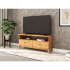 Rack Para Tv Até 55 Polegadas Madeira Maciça Bella Carvalho