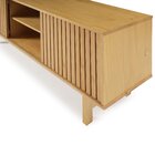 Rack Para Tv Até 55 Polegadas Madeira Maciça Magna Porta Ripa