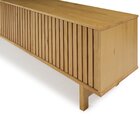 Rack Para Tv Até 55 Polegadas Madeira Maciça Magna Porta Ripa