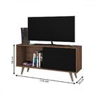 Rack Para Tv Até 55 Polegadas Malaga 1 Porta Freijo Rustico/p