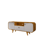 Rack Para Tv Até 55 Polegadas Noronha 2 Portas 1 Gaveta Natur