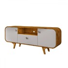 Rack Para Tv Até 55 Polegadas Noronha 2 Portas 1 Gaveta Natur