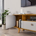 Rack Para Tv Até 55 Polegadas Noronha 2 Portas 1 Gaveta Natur