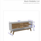 Rack Para Tv Até 55 Polegadas Paládio 1.4 Varias Cores - Móve