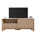 Rack Para Tv Até 55 Polegadas Porta Com Textura Microrripada