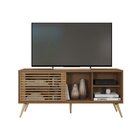 Rack Para Tv Até 55 Polegadas Retrô 136cm Em Bp Porta Pés Em