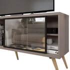 Rack Para Tv Até 55 Polegadas Retrô 136cm Em Bp Porta Pés Em