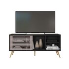 Rack Para Tv Até 55 Polegadas Retrô 136cm Em Bp Porta Pés Em