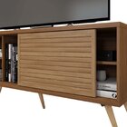 Rack Para Tv Até 55 Polegadas Retrô 136cm Em Bp Porta Pier Mu