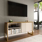 Rack Para Tv Até 55 Polegadas Retrô 1 Porta 1 Prateleira Cina