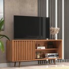 Rack Para Tv Até 55 Polegadas Ripado San Diego Freijó