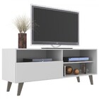 Rack Para Tv Até 55 Polegadas Sakai 1 Porta 1 Prateleira Bran