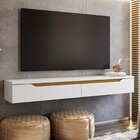 Rack Para Tv Até 55 Polegadas Suspenso Uno Branco