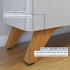 Rack Para Tv Até 58 Polegadas Grecia 4 Portas Off White/natur