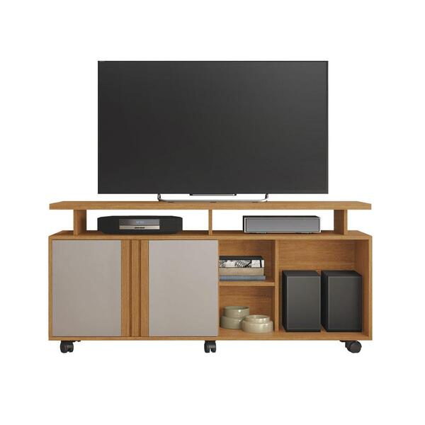 Rack Para Tv Até 58 Polegadas Humor Jcm Cinamomo Off White