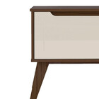 Rack Para Tv Até 60" Artely Lotus 4516 Amêndoa/off White Amên