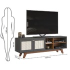 Rack Para Tv Até 60 Com 1 80 X 60cm Verona - Édecasamóveis -