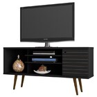 Rack Para Tv Até 60 Pol. 135 Cm Safira Preto - Bechara