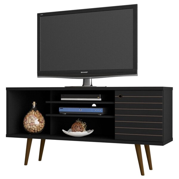 Rack Para Tv Até 60 Pol. 135 Cm Safira Preto - Bechara