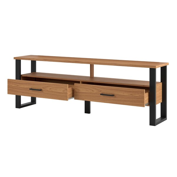 Rack Para Tv Até 60 Pol. Estilo Industrial 2 Gavetas F42 Frei