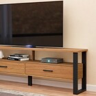 Rack Para Tv Até 60 Pol. Estilo Industrial 2 Gavetas F42 Frei