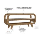 Rack Para Tv Até 60 Polegadas 133,5cm Com Pés Retrô Multimóve