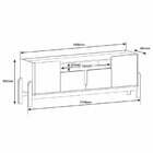 Rack Para Tv Até 60 Polegadas 170cm Lizz Versátile Casa D Ver