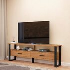 Rack Para Tv Até 60 Polegadas 180cm 100% Mdf  2 Gavetas Prade