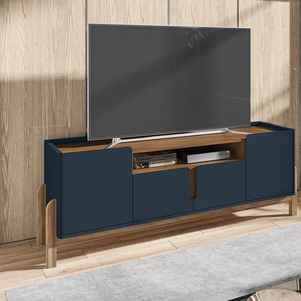 Rack Para Tv Até 60 Polegadas 190cm 4 Portas Lizz Versátile C