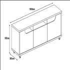Rack Para Tv Até 60 Polegadas 1 Gaveta Interna New Jersey Cas