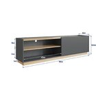 Rack Para Tv Até 60 Polegadas 1 Porta Basculante Asti Complet