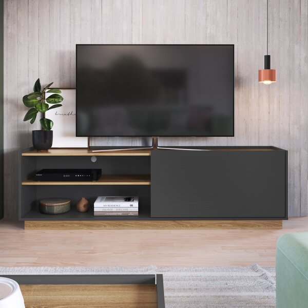 Rack Para Tv Até 60 Polegadas 1 Porta Basculante Asti Complet