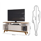 Rack Para Tv Até 60 Polegadas 1 Porta Luke Dj Móveis