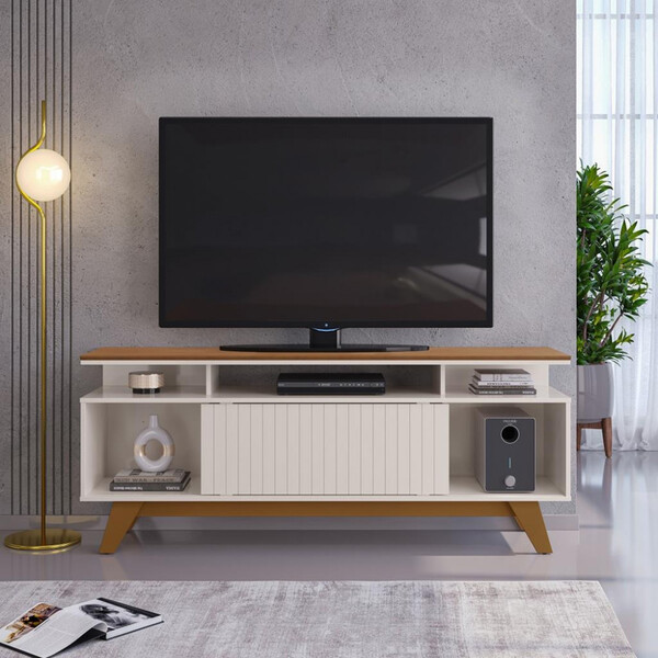 Rack Para Tv Até 60 Polegadas 1 Porta Luke Dj Móveis