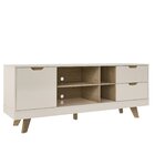 Rack Para Tv Até 60 Polegadas 2 Gavetas Michigan Off White/ca