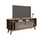 Rack Para Tv Até 60 Polegadas 2 Portas 135cm Wine Versátile C