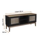 Rack Para Tv Até 60 Polegadas 2 Portas 2 Nichos Mb 1003 Trama