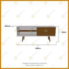 Rack Para Tv Até 60 Polegadas 2 Portas Onix Bechara