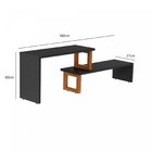 Rack Para Tv Até 60 Polegadas 2 Prateleiras Assimétrico Netun