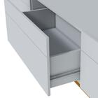 Rack Para Tv Até 60 Polegadas 3 Gavetas 2.6 Branco Acetinado