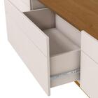 Rack Para Tv Até 60 Polegadas 3 Gavetas 2.6 Off White Freijó
