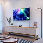 Rack Para Tv Até 60 Polegadas 3 Gavetas 2.6 Off White Nature