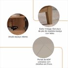 Rack Para Tv Até 60 Polegadas 4 Portas 1 Nicho 158cm Adria Ve