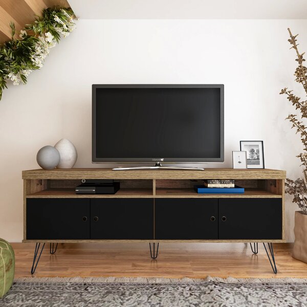 Rack Para Tv Até 60 Polegadas 4 Portas Liberty Artely Rústico