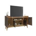 Rack Para Tv Até 60 Polegadas Adria 4 Portas Cinza Perola/noc