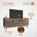 Rack Para Tv Até 60 Polegadas Adria 4 Portas Cinza Perola/noc